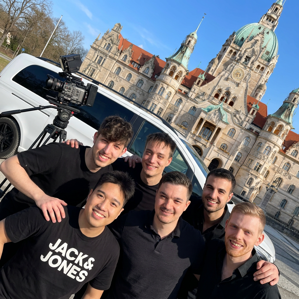 FASTLANES-Team vor dem Neuen Rathaus in Hannover